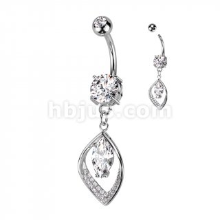 Fancy Navel Rings- Dangle | Wholesale Body & Piercing Jewelry