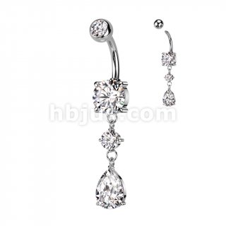 Fancy Navel Rings- Dangle | Wholesale Body & Piercing Jewelry